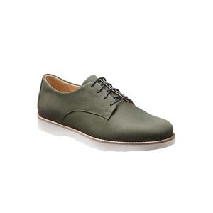 Samuel Hubbard W1101 Sage Green Nubuck Oxford Shoes Size 9.5 Academia, Preppy
